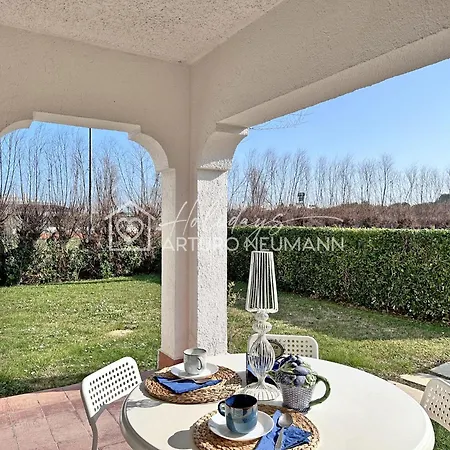 225 - Villaggio Riva Musone Con Portico E Ampio Giardino, Climatizzata 200 Mt Dal Mare, Pulizia, Biancheria Incluse Apartamento